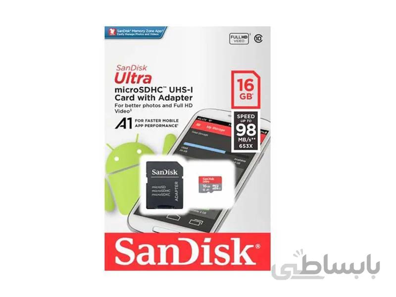 کارت حافظه 16 گیگابایت SanDisk A1