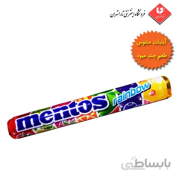 آبنبات مخلوط میوه منتوس خوشبو کننده دهان 37.5 گرم Mentos