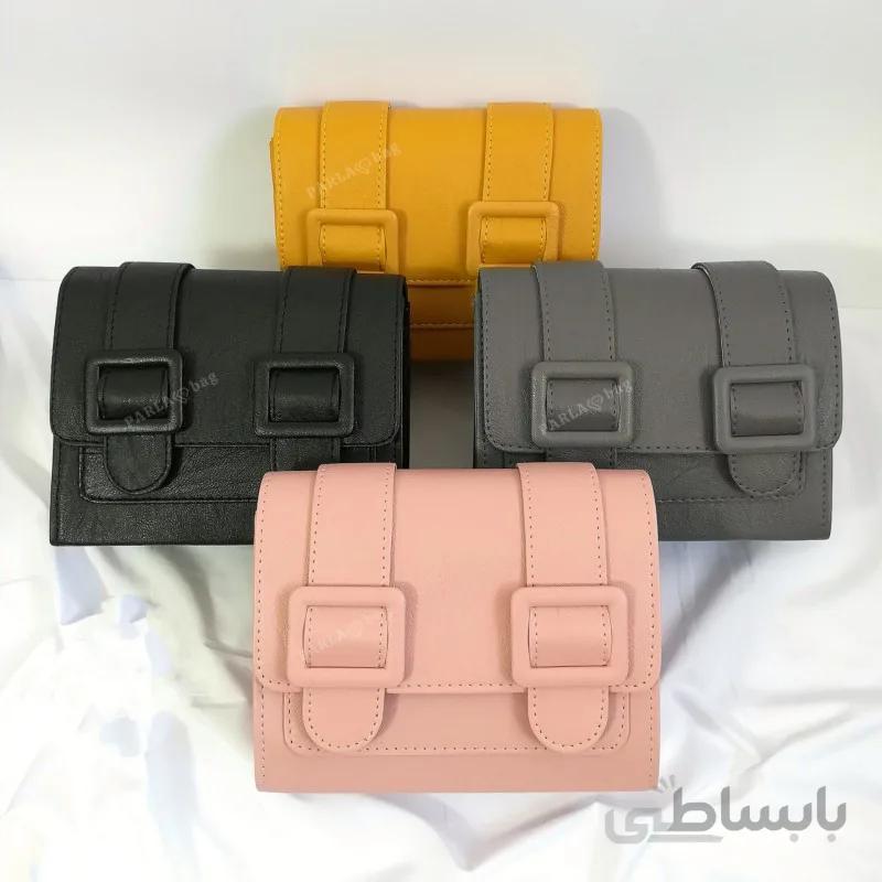 کیف دوشی زنانه مدل سگک دار ونداهایپر نسکافه ای