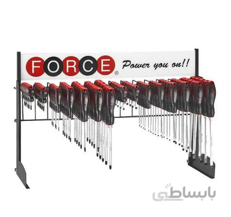 سری پیچ گوشتی تخت و چهارسو با استند 75 عددی فورس – FORCE مدل 2751