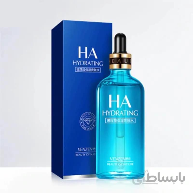 سرم جوانسازی و ضد چروک هیالورونیک اسید ونزن ا Venzen HA Hydra Beauty Natural Hyaluronic Acid 100ml