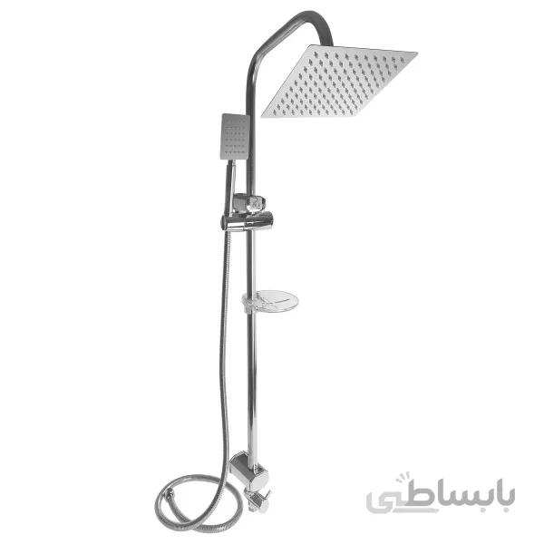 دوش حمام دو حالته استیل مدل روان 002