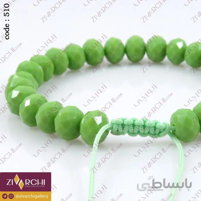 دستبند مهره ای کریستالی 510