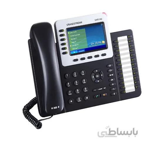 تلفن تحت شبکه باسیم گرنداستریم مدل GXP2140 ا تلفن VoIP گرنداستیم GXP2140 4-Line Enterprise Corded IP Phone