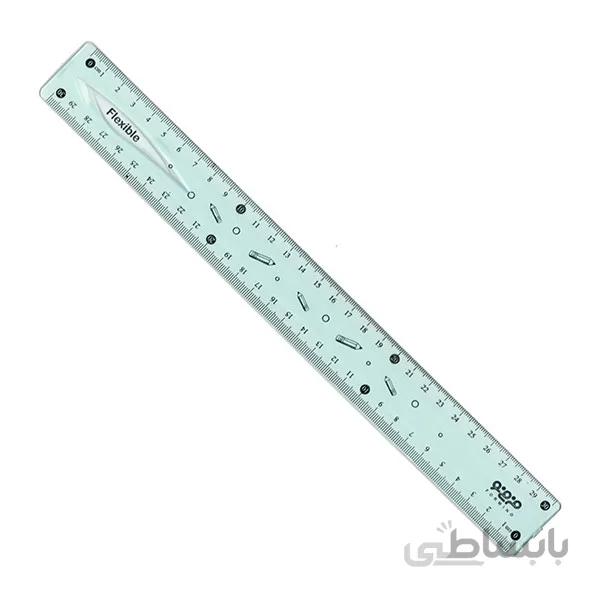 خط کش ۳۰ سانت ژله ای سبز