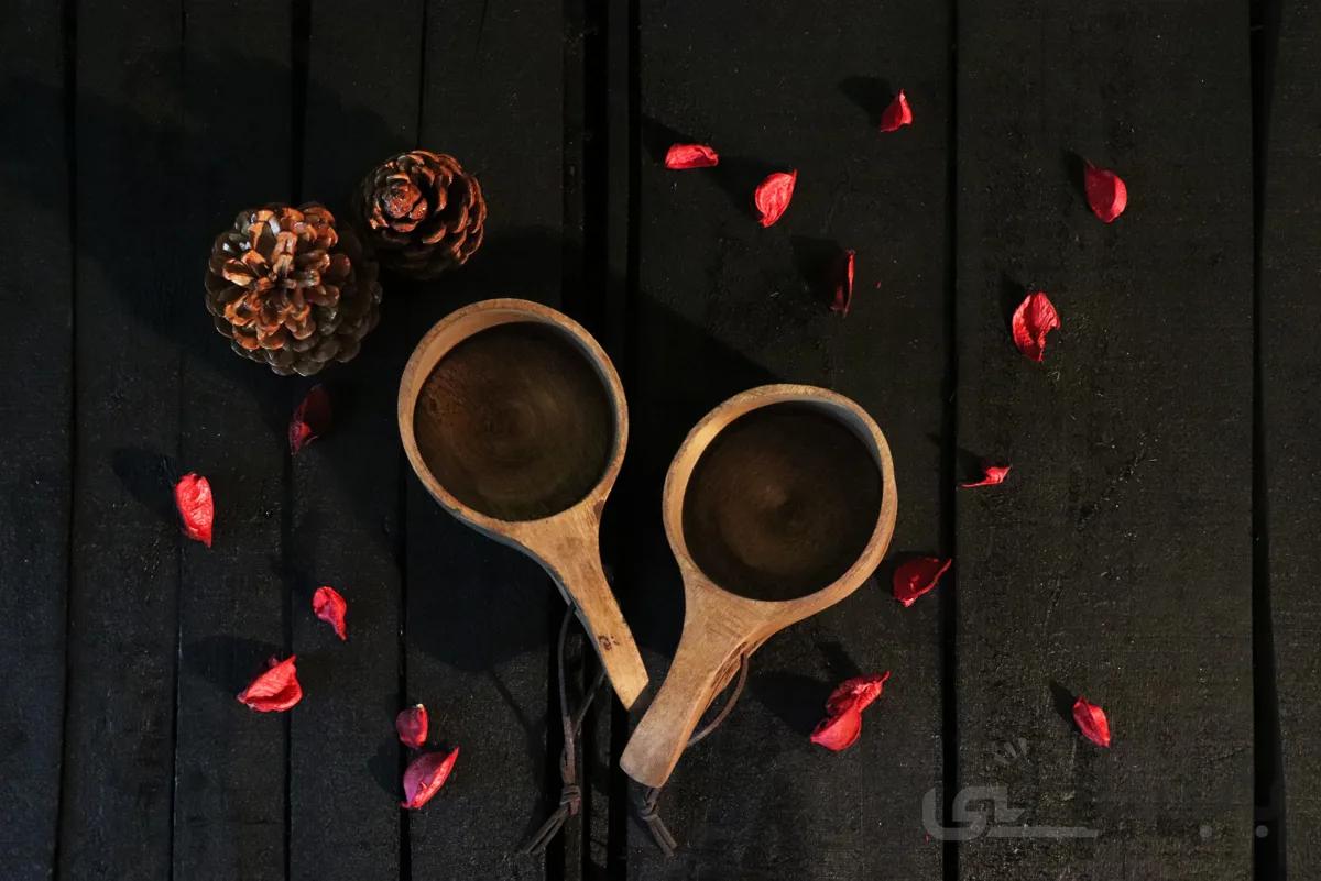 لیوان چوبی