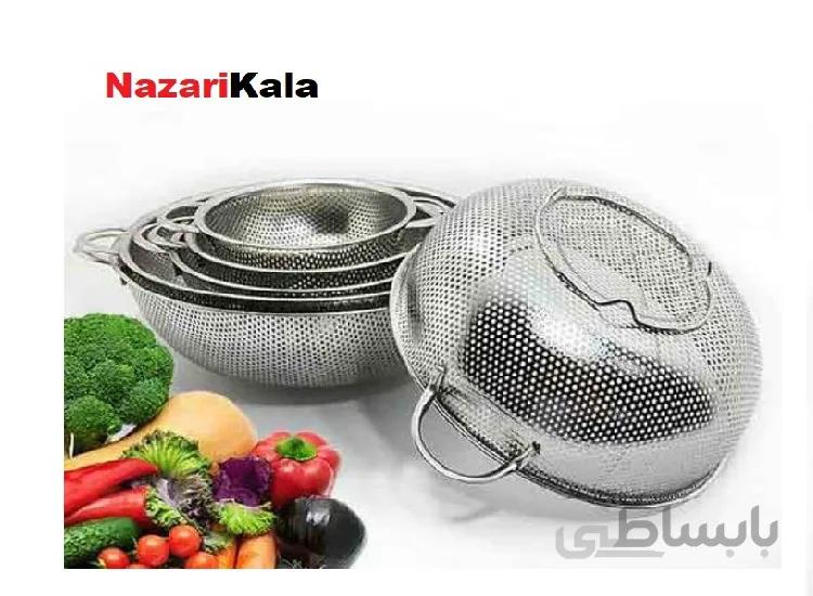 آبکش استیل پانچ دسینی مدل 6 تکه