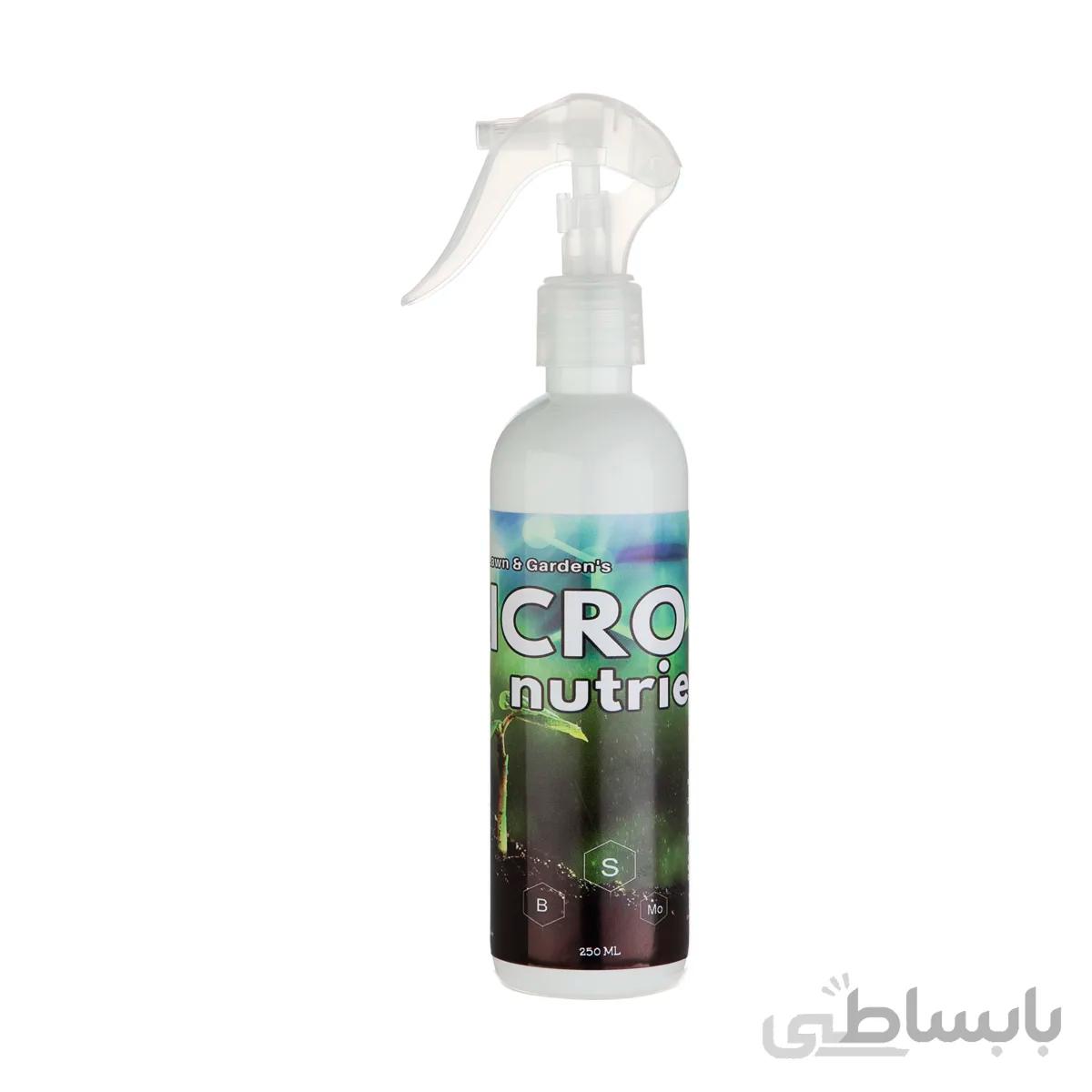 اسپری کود کامل و تقویتی نیچرلان مدل micro nutrients حجم 250 میلی لیتر