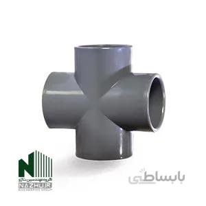 چهار راه چسبی upvc پیمتاش Pimtash