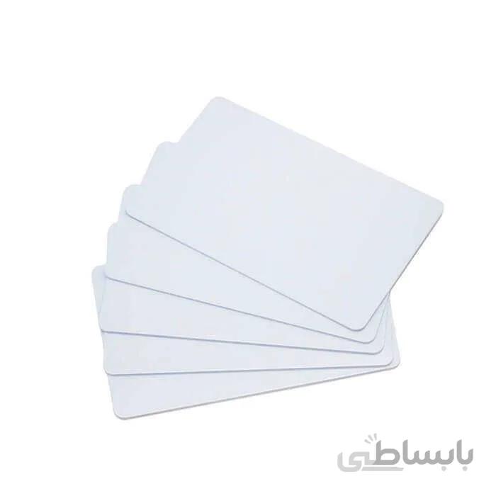 کارت PVC سفید ساده بسته 250 عددی چینی