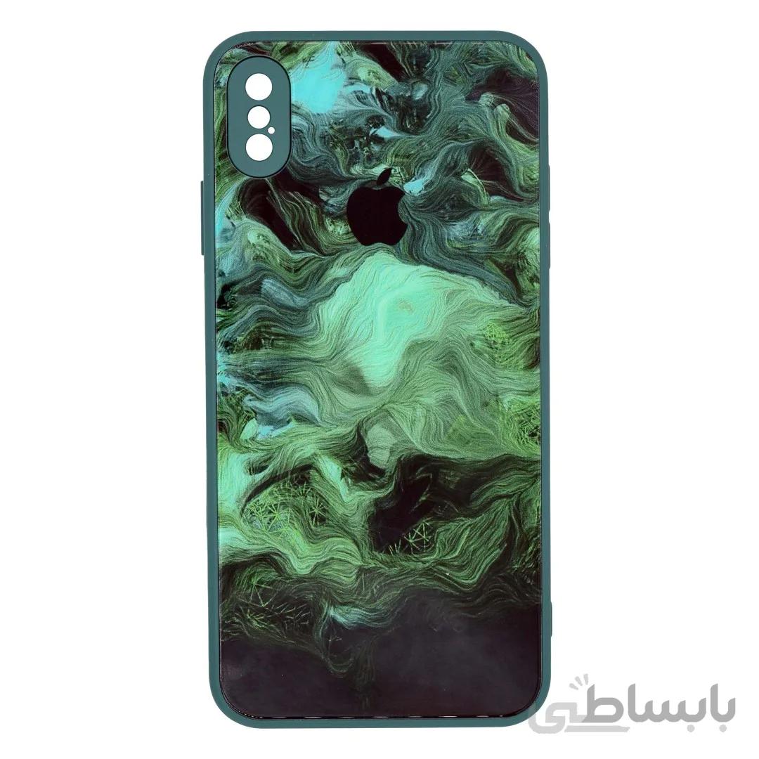 قاب گوشی اپل iPhone XS Max ماربل طرح سنگ مرمر کد MRB-25