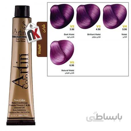 رنگ مو آرتین سری شرابی V