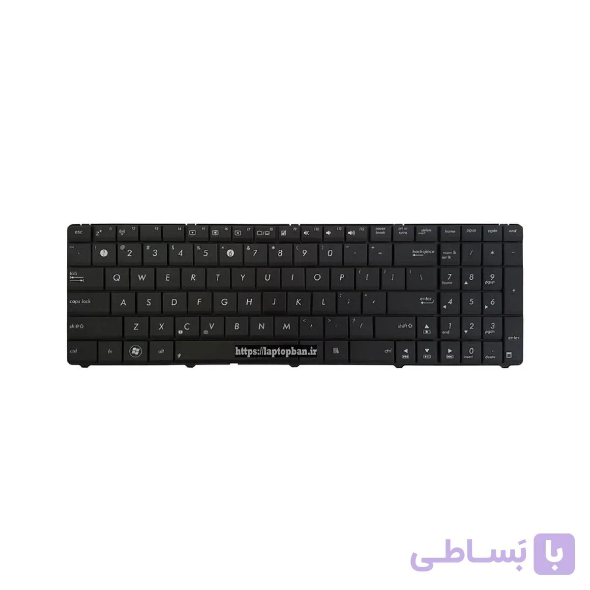 کیبرد لپ تاپ ایسوس Asus N53 مشکی