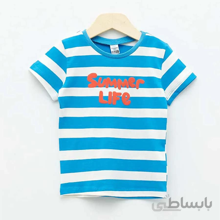 تیشرت بچه گانه پسرانه ال سی وایکیکی سامر کد 2366