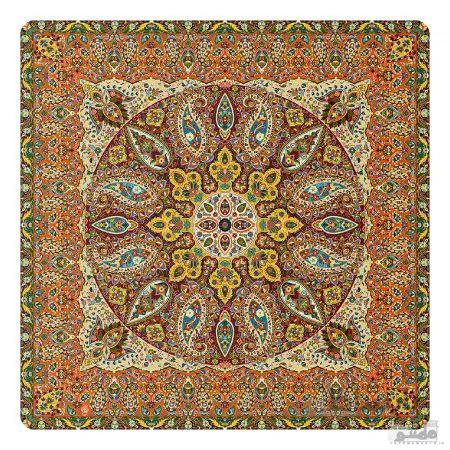 رومیزی مربع ترمه طرح سپنتا کد 841