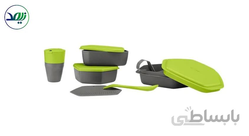 مجموعه ظروف سفری کرویت مدل Camping Set ا Crivit utensils Camping Set کد 439276