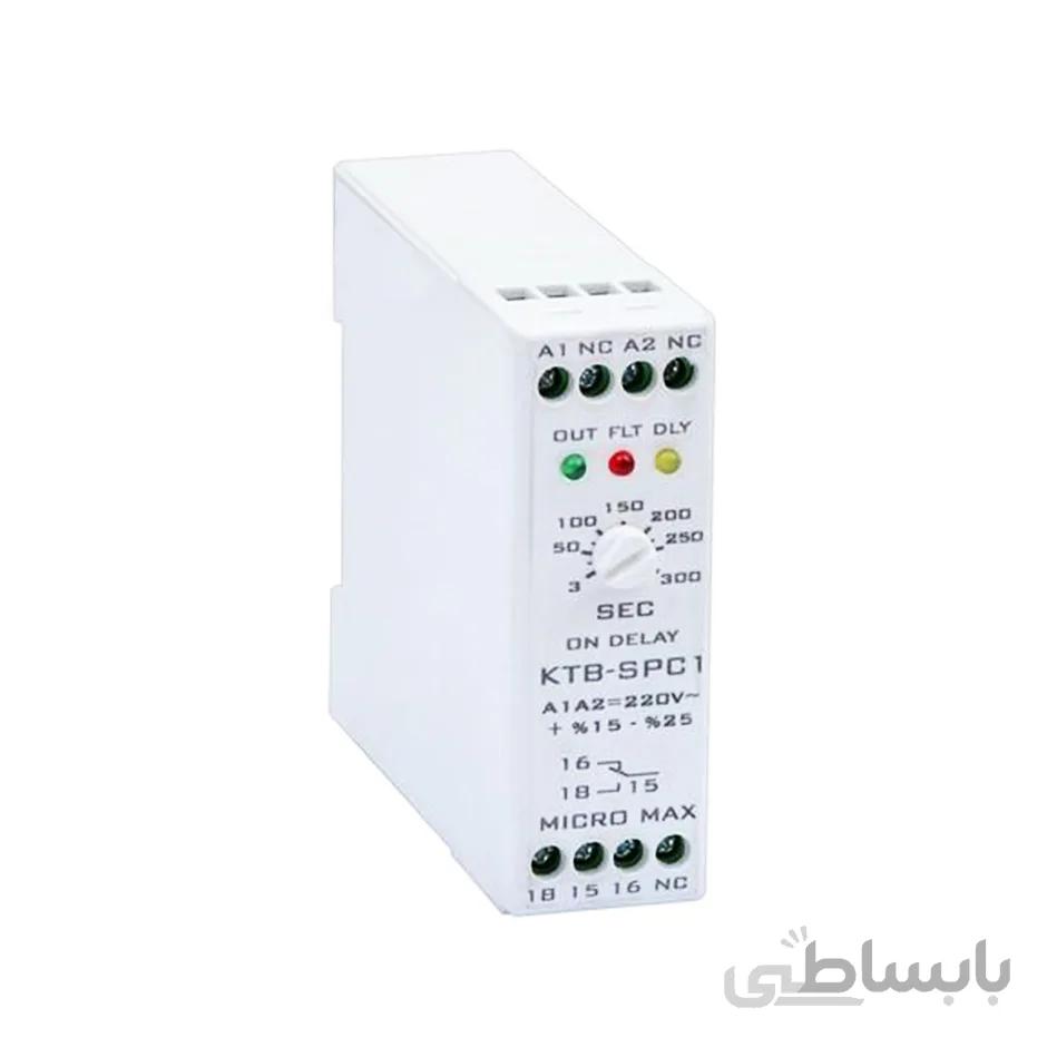رله کنترل فاز تکفاز کتابی میکرومکس الکترونیک مدل KTB-SPC1