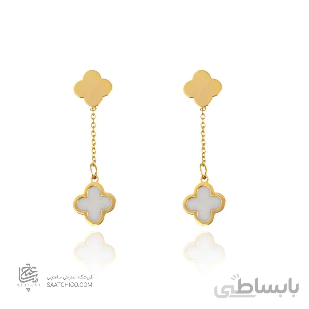 گوشواره طلا کودک طرح ونکلیف کد KE101