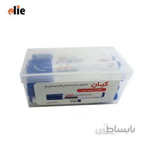 ماژیک وایت برد کیان بسته 12 عددی نوک تخت