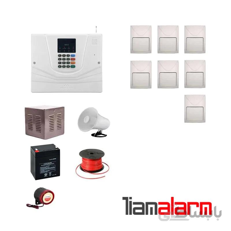 پکیج دزدگیر اماکن با سیم مدل مستر سیم کارتی و تلفنیM930F7