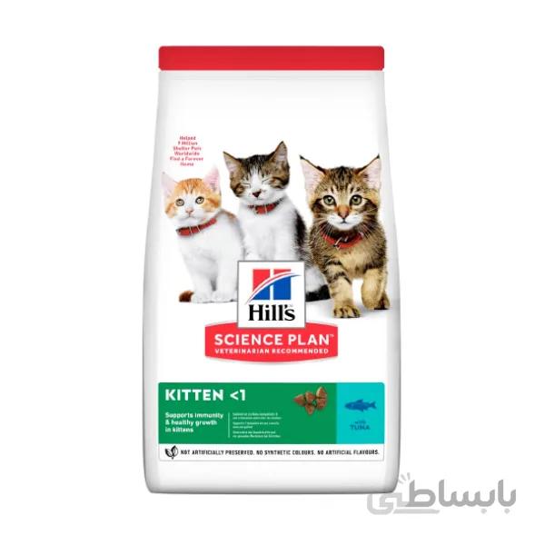 غذای خشک بچه گربه با طعم ماهی تن هیلز – Hills Kitten Food Tuna