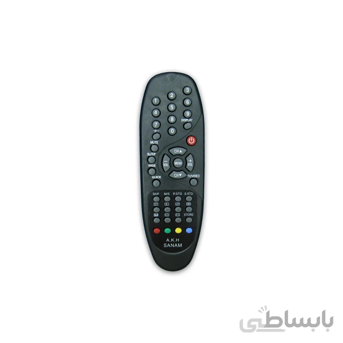 کنترل تلویزیون صنام SANAM طرح پاور وسط
