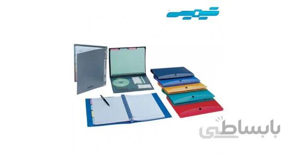 دفتر کلاسوری جیب دار