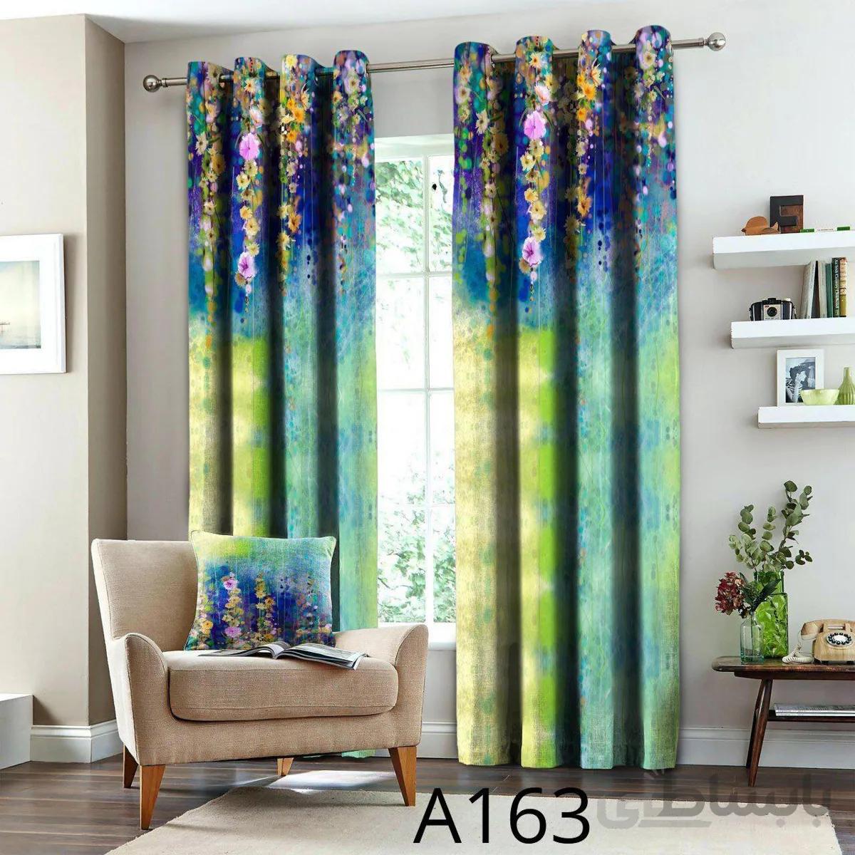 پرده چاپی طرح کلاسیک کد A163