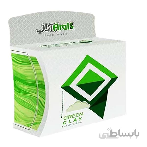 ماسک خاک رس سبز آرال