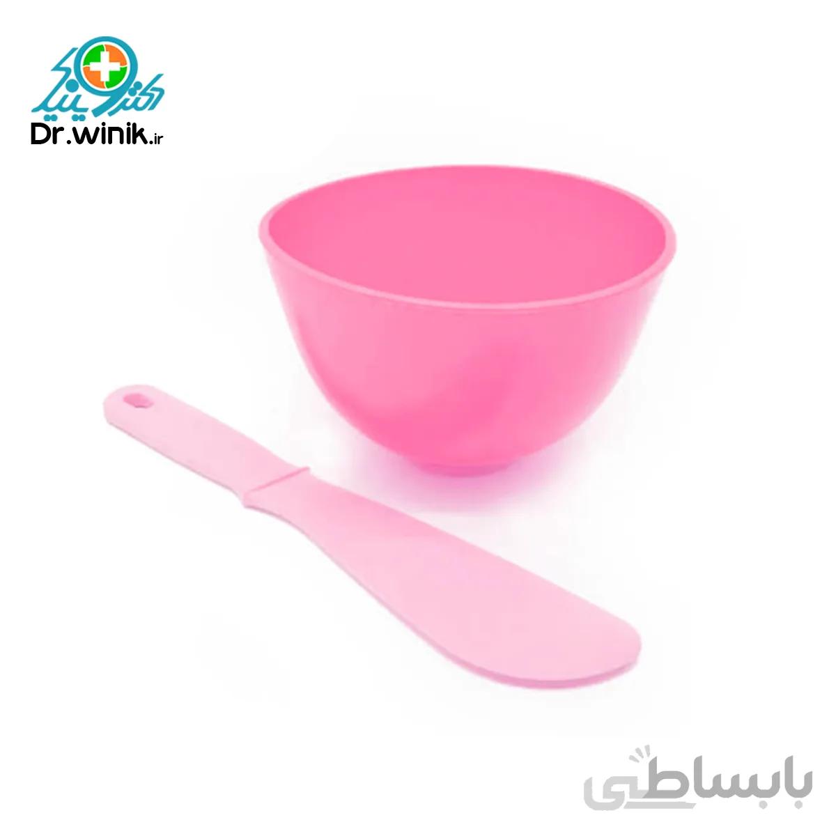 ست کاسه و کاردک سیلیکونی silicone