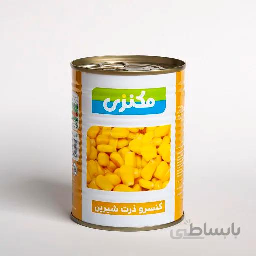 کنسرو ذرت شیرین 380 گرمی مکنزی