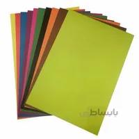 کاغذ رنگی a4 یک رو رنگی یک رو سفید رنگ جور بسته 10 عددی