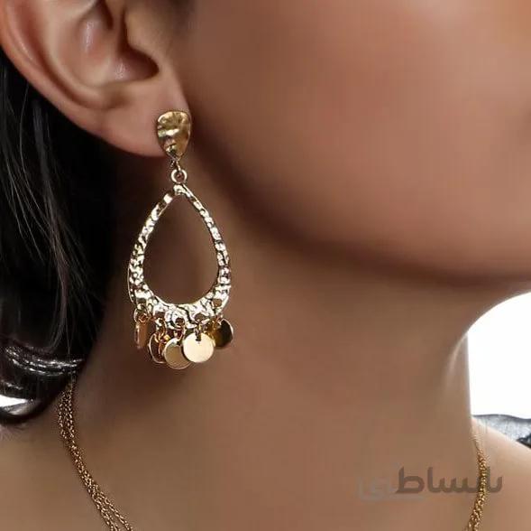 گوشواره سکه اشک برند coco