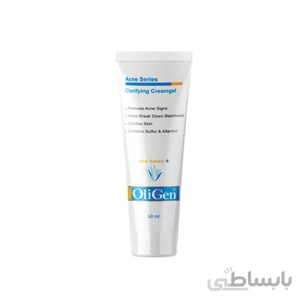 کرم ژل شفاف کننده آکنوپور الی ژن ا OliGen Acnopore Clarifying Creamgel