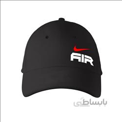 کلاه کتان مشکی نایک air