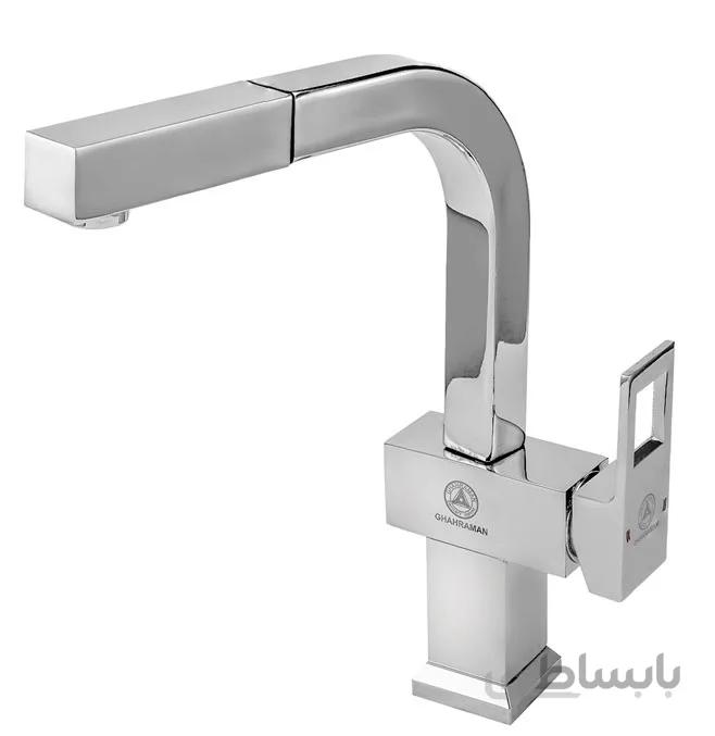 شیر آشپزخانه شاوری فلت رویال قهرمان ا Flat Royal Chrome Shower Kitchen