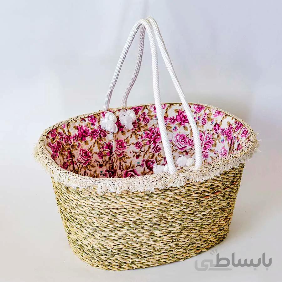 سبد پیک نیک حصیری