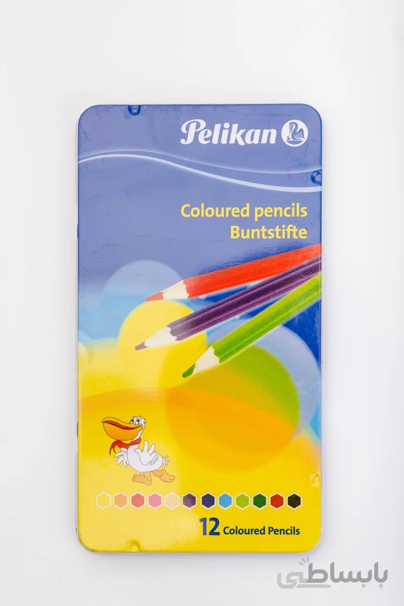 مداد رنگی 12 رنگ pelican