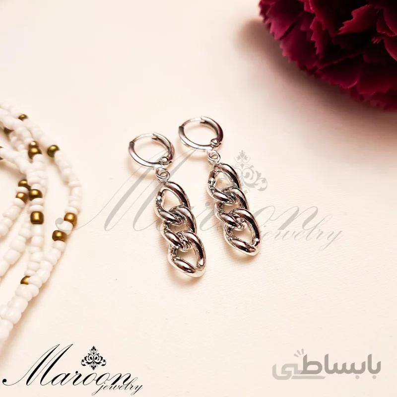 گوشواره کارتیر (کارتیه) آویز مارون CG39