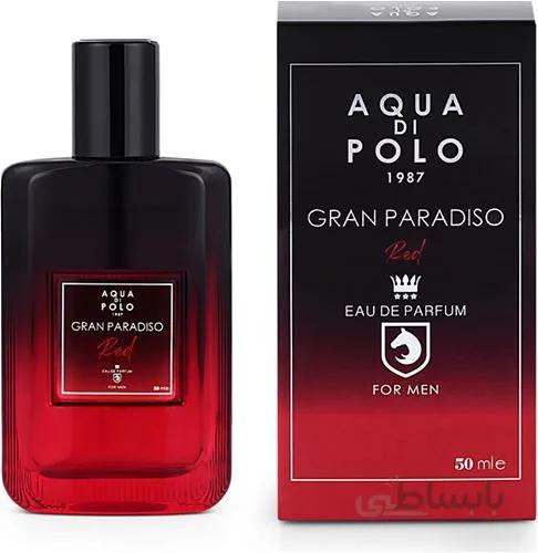 ادوپرفیوم مردانه آکوا دی پولو Aqua di polo gran paradiso red