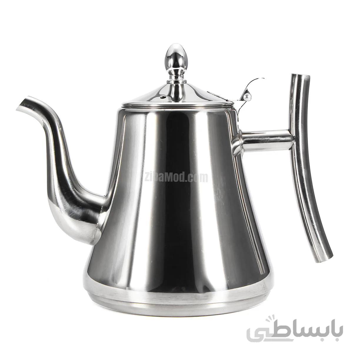 قوری استیل ظرفیت 2 لیتری طرح کلاسیک کرکماز KORKMAZ