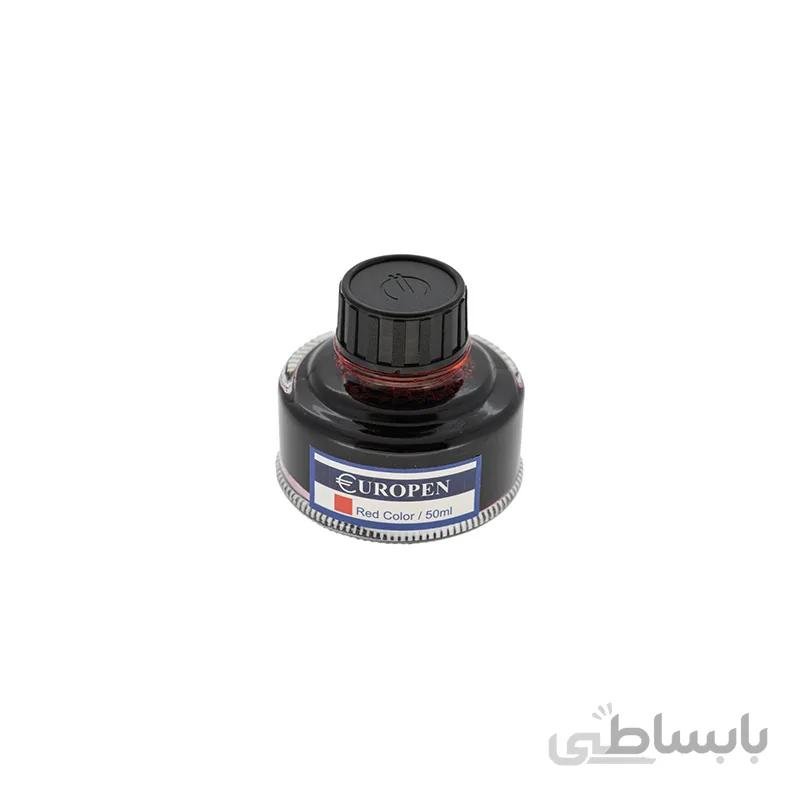 جوهر خودنویس یوروپن مدل Ink Bottle قرمز