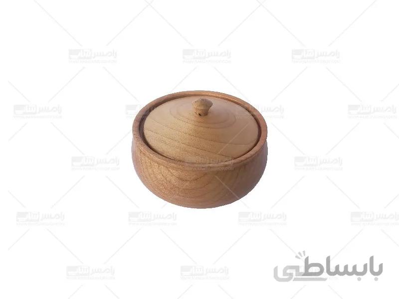 قندان چوبی رنگ روشن