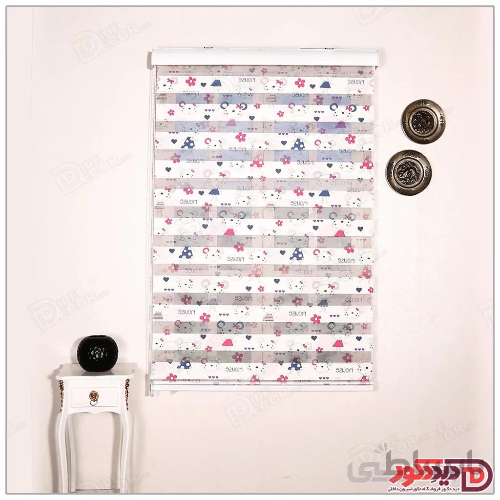 پرده زبرا چاپی کودک کد H-166