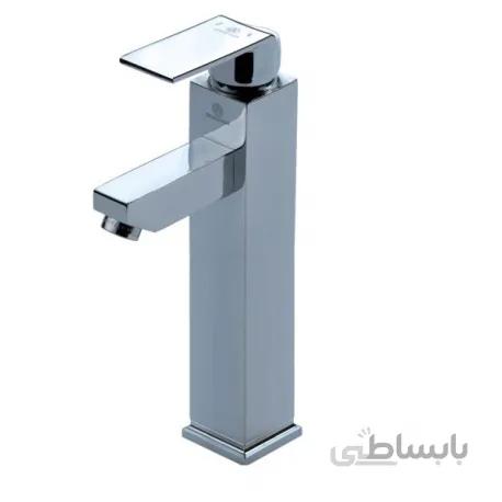 شیر روشویی پایه بلند فلت قهرمان