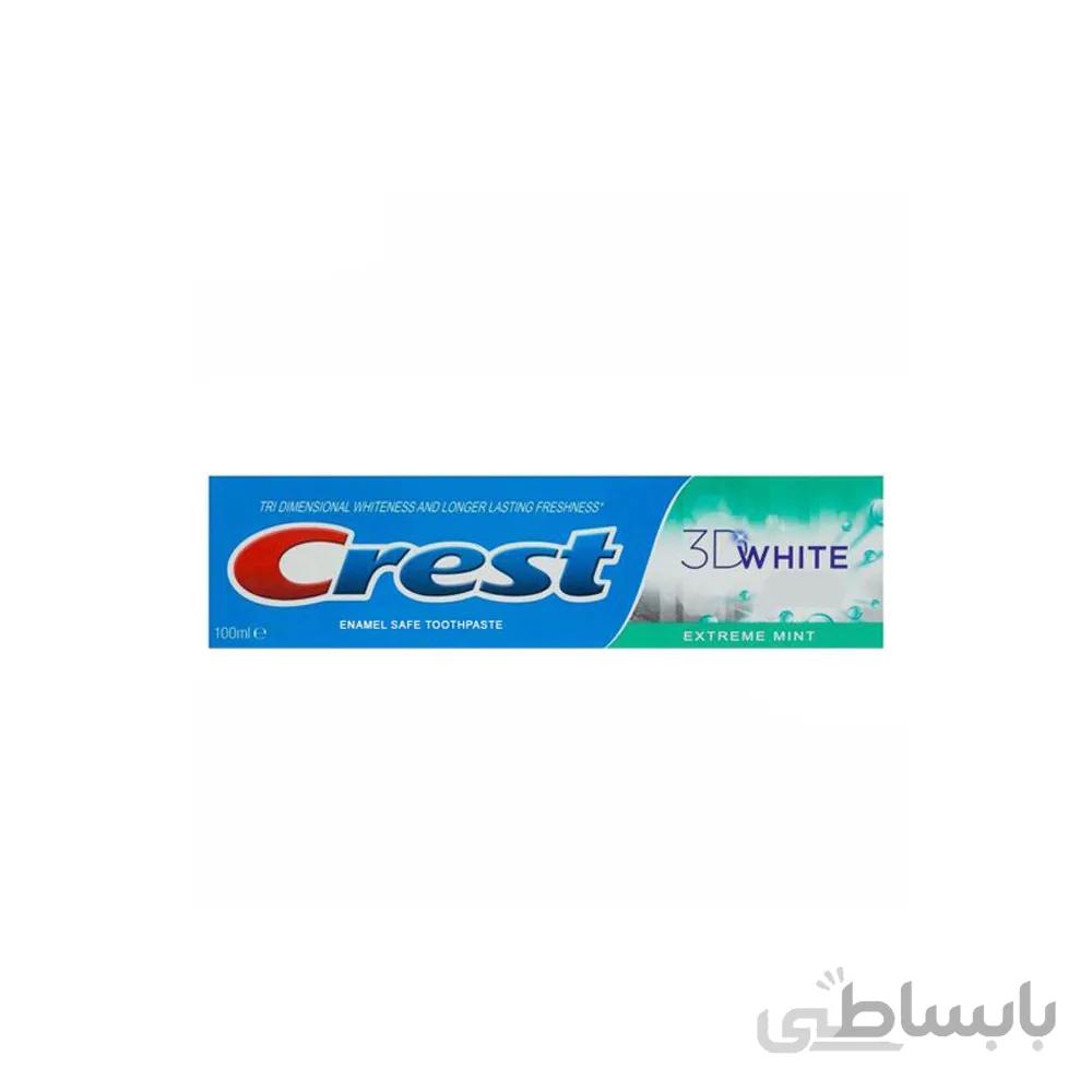 خمیر دندان کرست مدل 3D White حجم 50 میل ا Crest Toothpaste 3D White 50ml