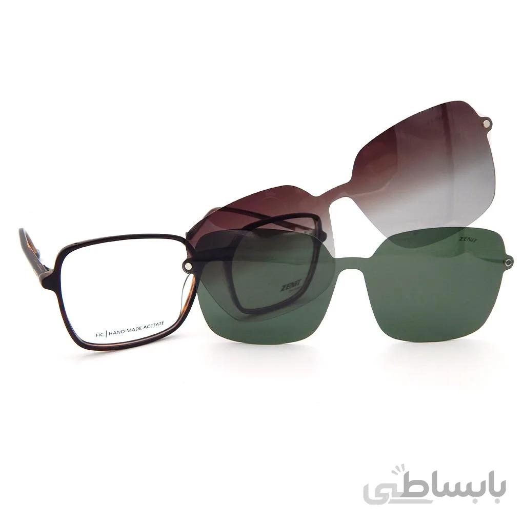 خرید عینک طبی آفتابی (کاوردار مگنتی) ZENiT زنیت ZE1347-C7