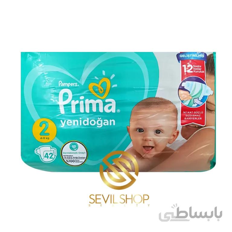 پوشک بچه پریما سایز دو 39 عددی