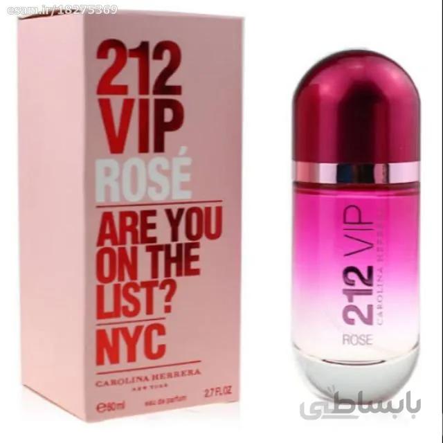 ادو پرفیوم زنانه کارولینا هررا مدل 212 VIP Rose حجم 80 میل ا Carolina Herrera 212 VIP Rose Eau De Parfum For Women 80ml