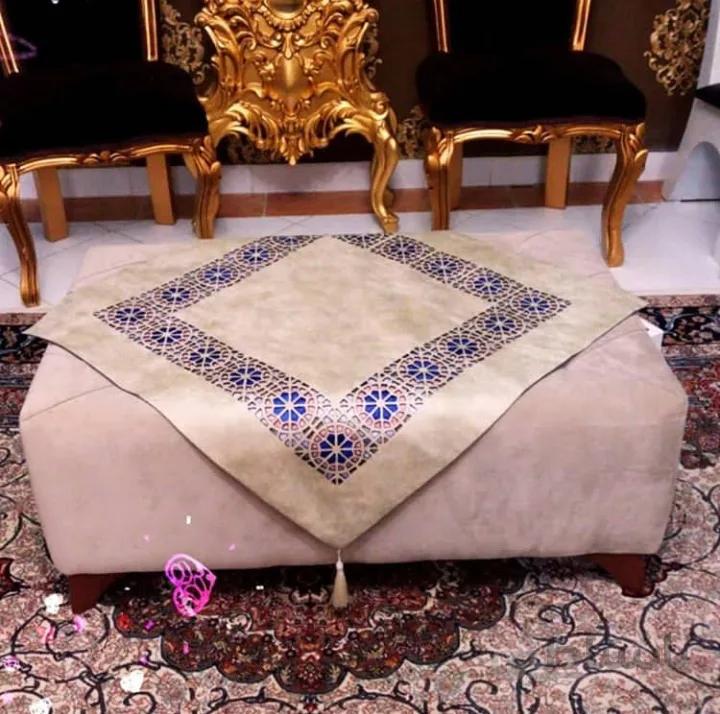رومیزی سوخته کاری شده کد ۱۰۱۳۵۶